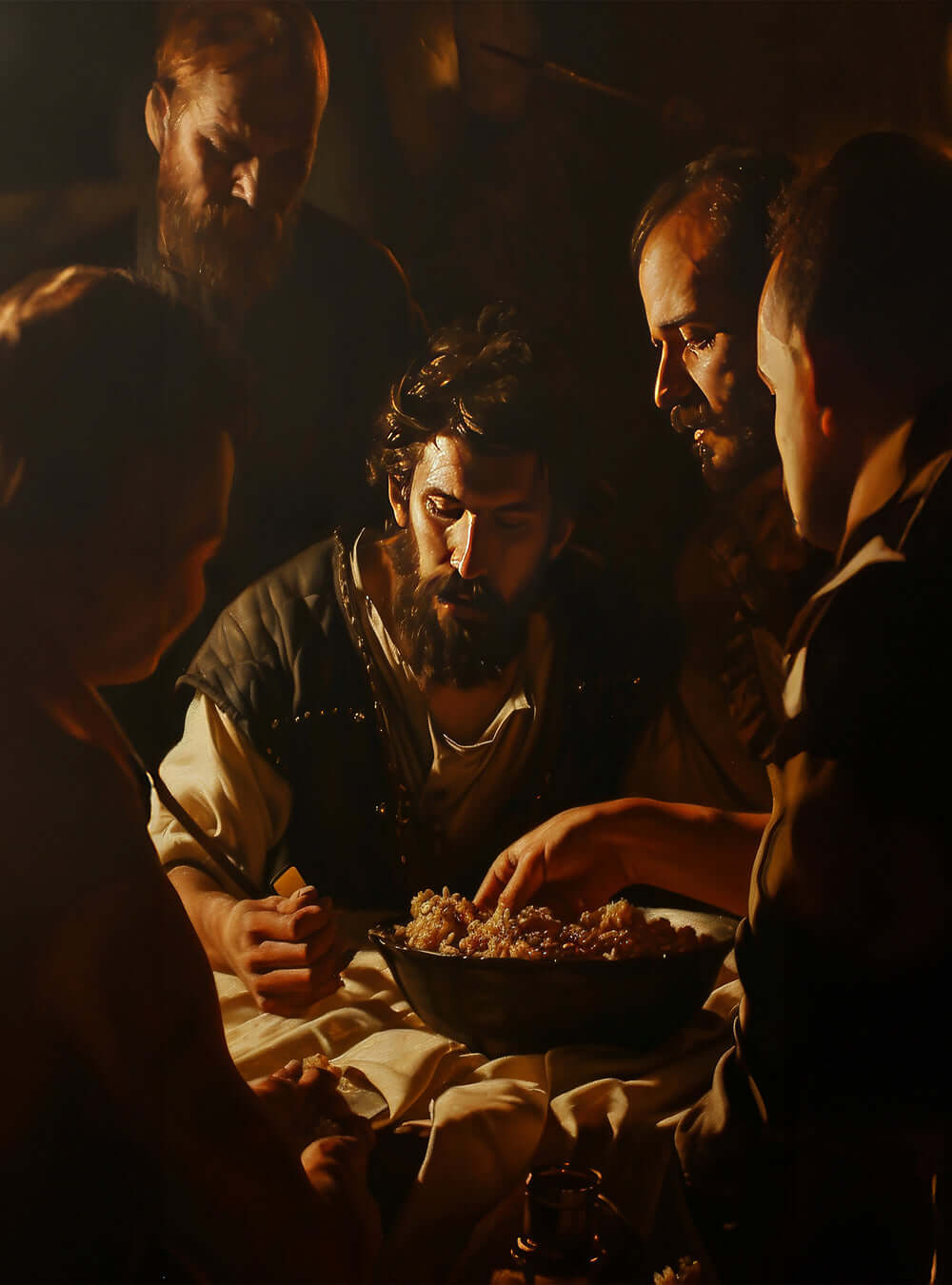 Exclusive Bible Art: Vintage Grain Feast Christian Wall Art Print