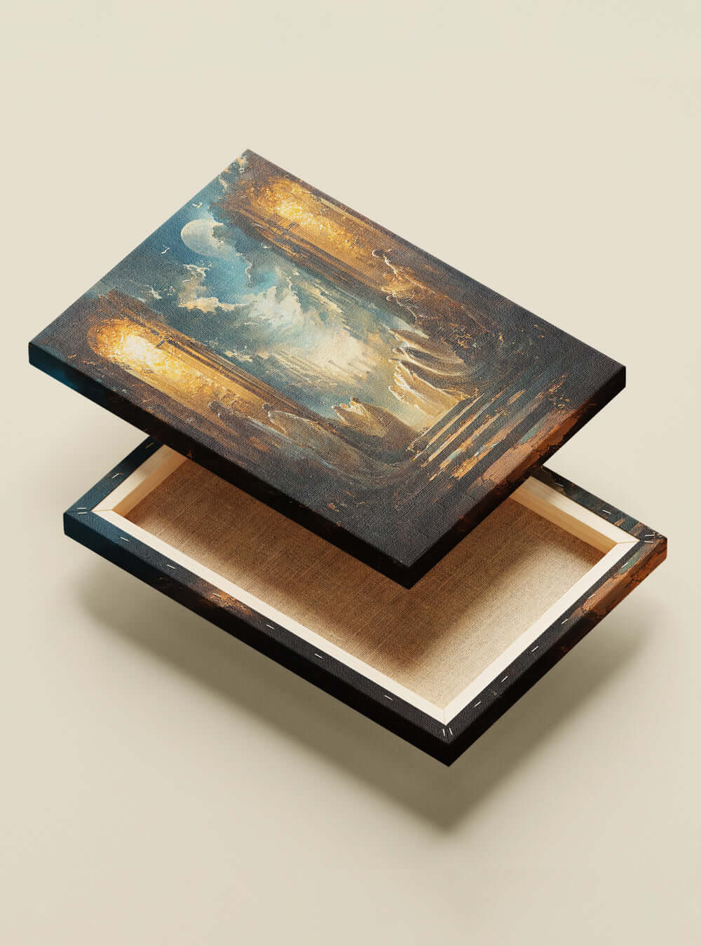 Christian Home Decor, Bible Art: Exclusive Radiata Pine Framed Canvas Print