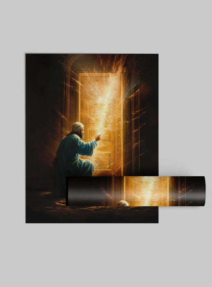 1 Corinthians 2:9 Mystical Encounter - Christian Painting Poster Print