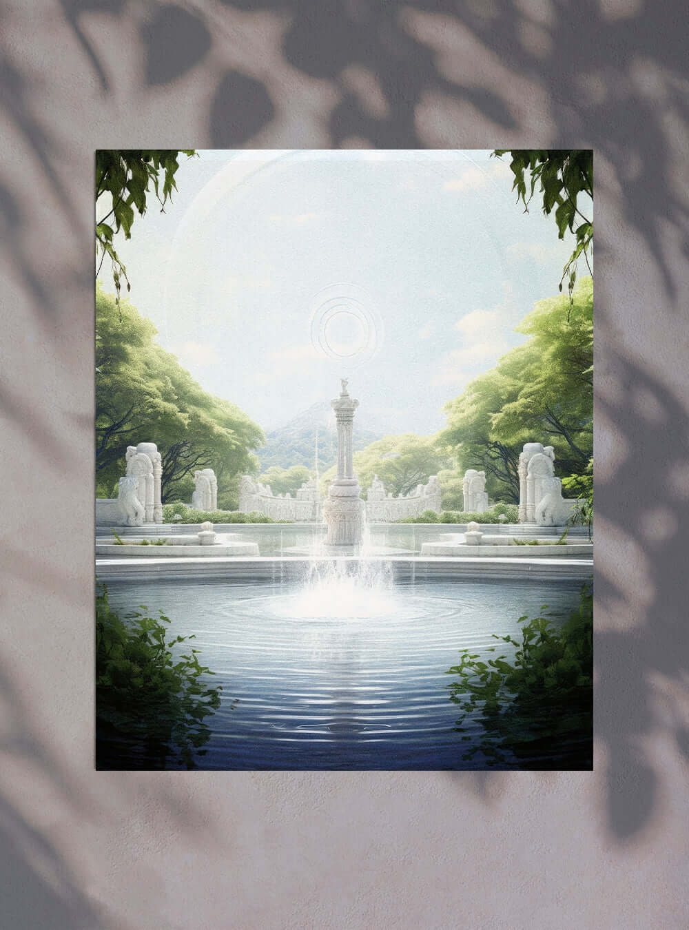 1 Corinthians 7:23 Fountain Oasis Christian Decor Poster Print