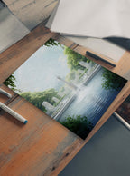 1 Corinthians 7:23 Fountain Oasis Christian Decor Poster Print