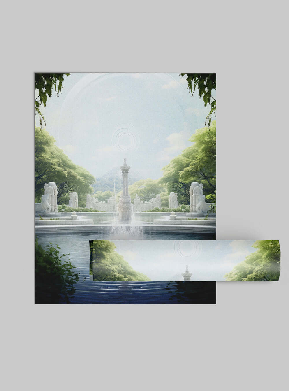 1 Corinthians 7:23 Fountain Oasis Christian Decor Poster Print