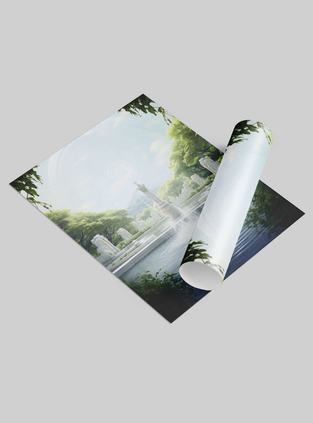 1 Corinthians 7:23 Fountain Oasis Christian Decor Poster Print