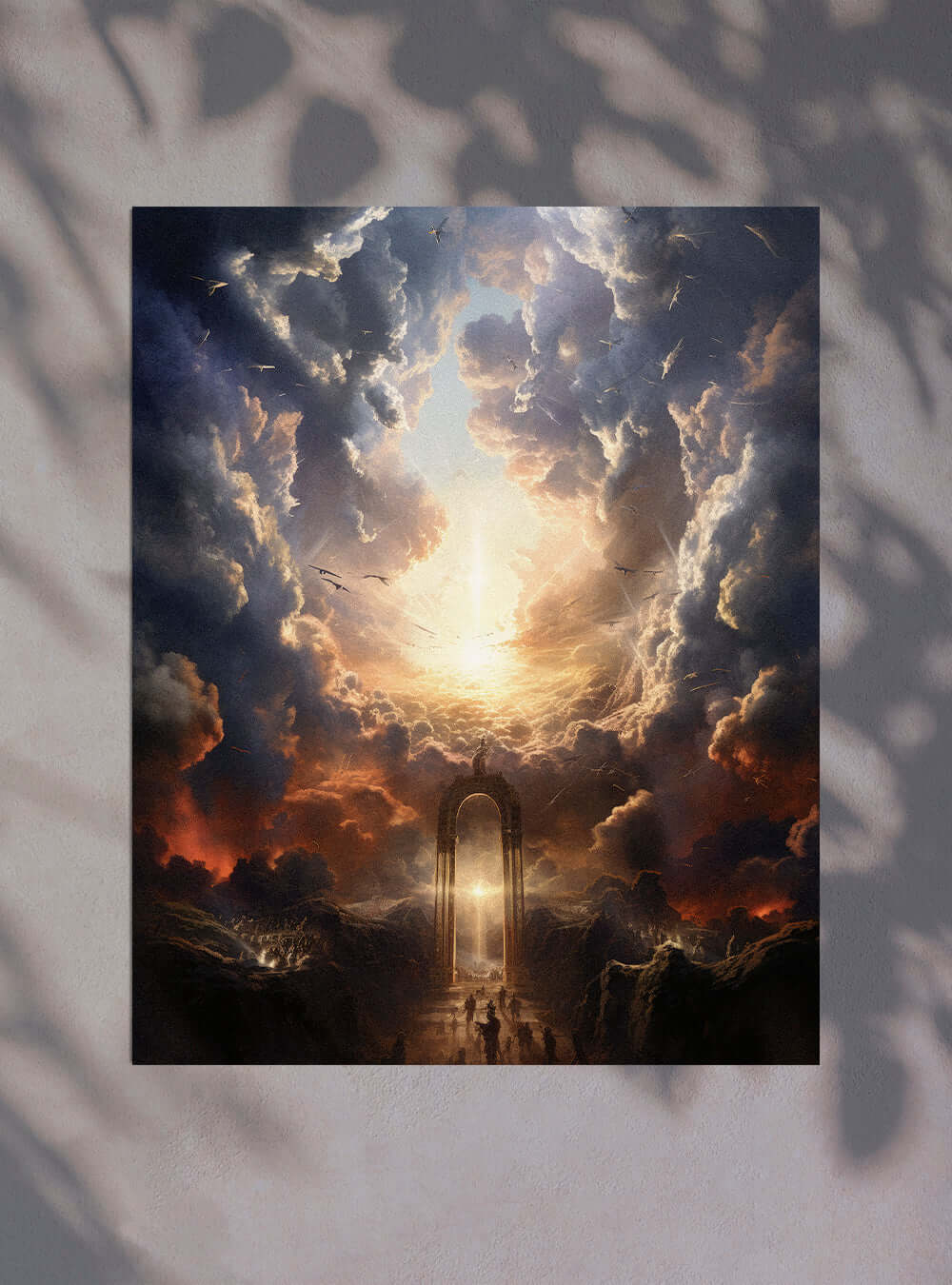 1 John 1:6 Heavenly Gateway | Sacred Art Poster Print