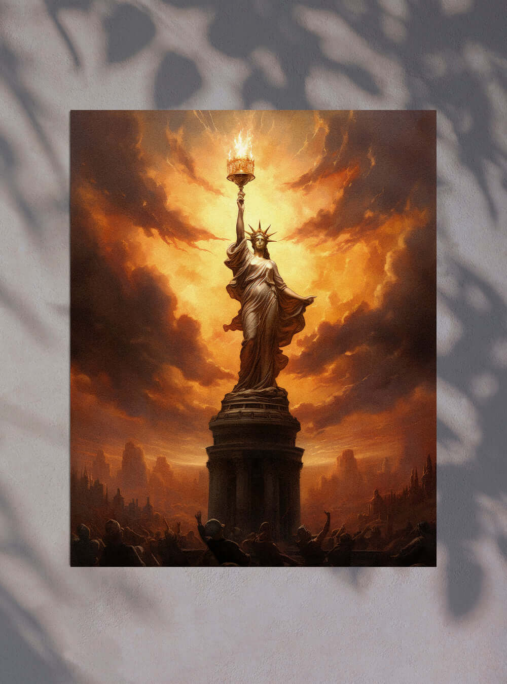 1 Peter 2:9 Majestic Statue Bible Art Poster Print