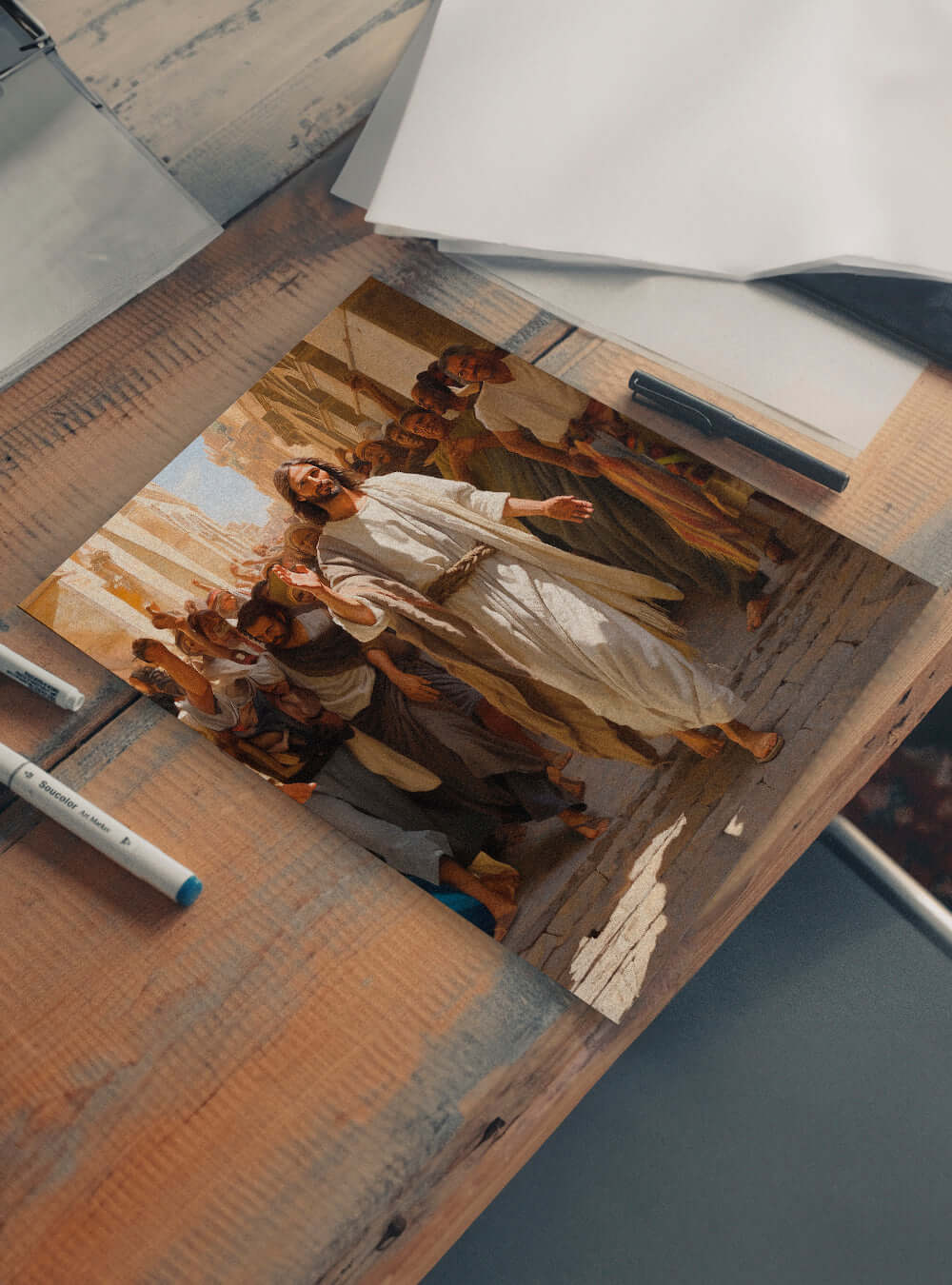 1 Timothy 1:15 Serene Scene Christian Wall Art Poster Print