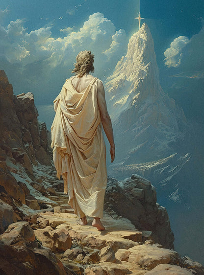 1 Corinthians 13:5, Inspirational Journey Scripture, Bible Poster Art Print