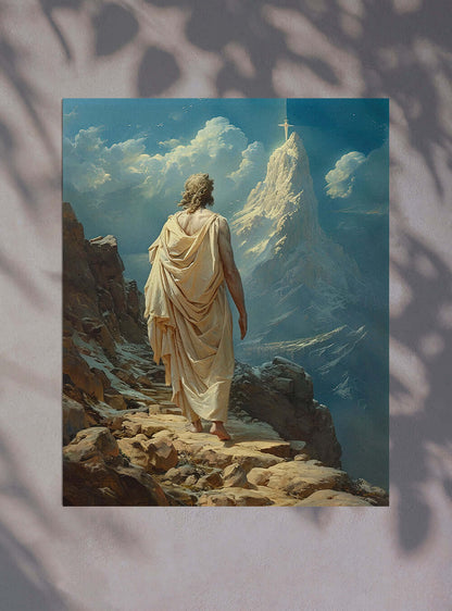 1 Corinthians 13:5, Inspirational Journey Scripture, Bible Poster Art Print