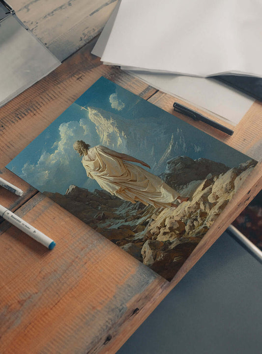 1 Corinthians 13:5, Inspirational Journey Scripture, Bible Poster Art Print