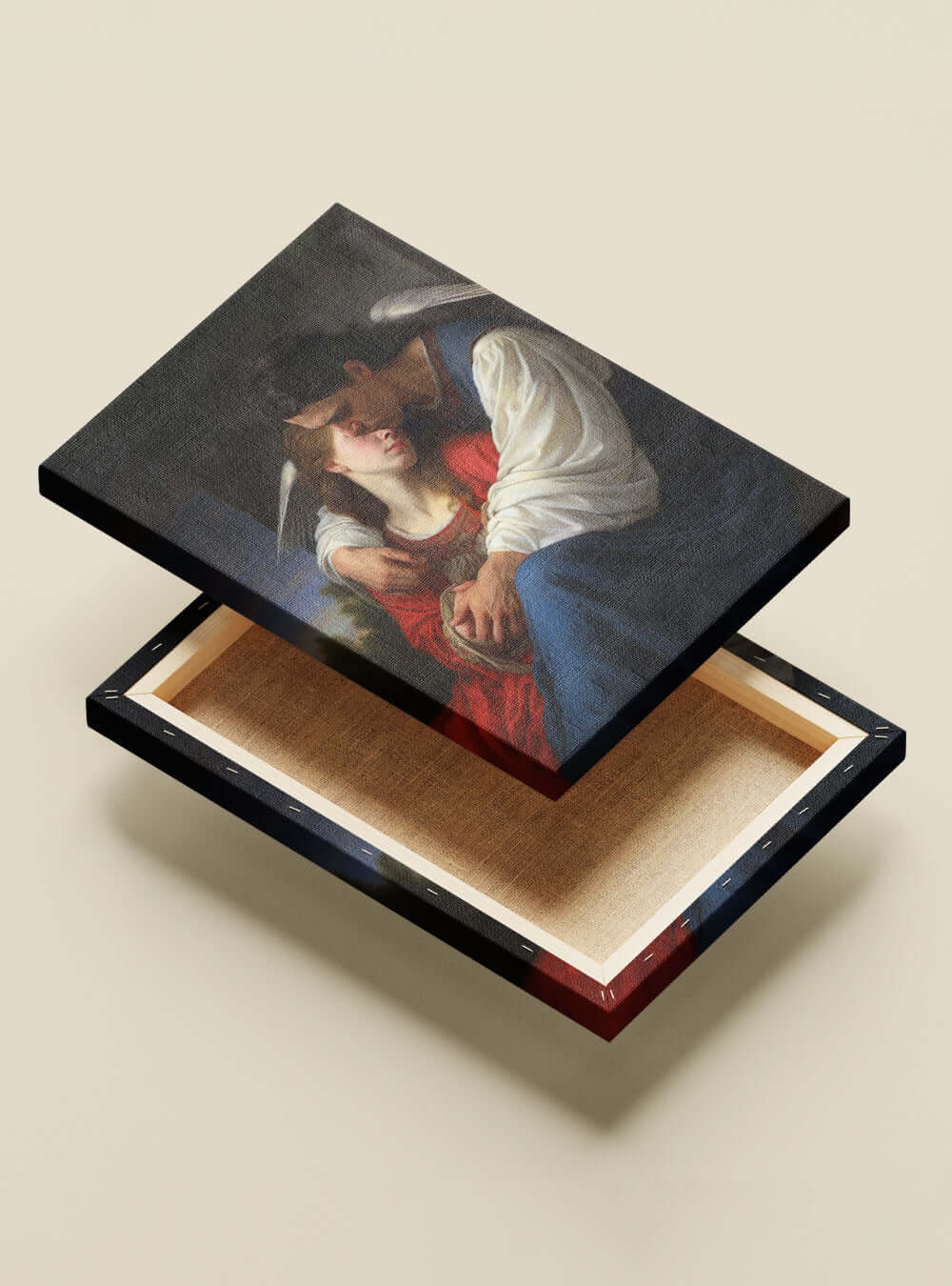 1 Corinthians 13:7 - Divine Embrace Christian Art Canvas Print