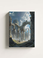 1 Corinthians 6:9 Stylish Christian Artwork on a Beautiful and Durable Bible Canvas by Holysteller