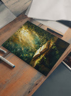 1 John 1:5 Inspired Illuminated Scripture Nature Poster by Holysteller