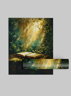 1 John 1:5 Inspired Illuminated Scripture Nature Poster by Holysteller