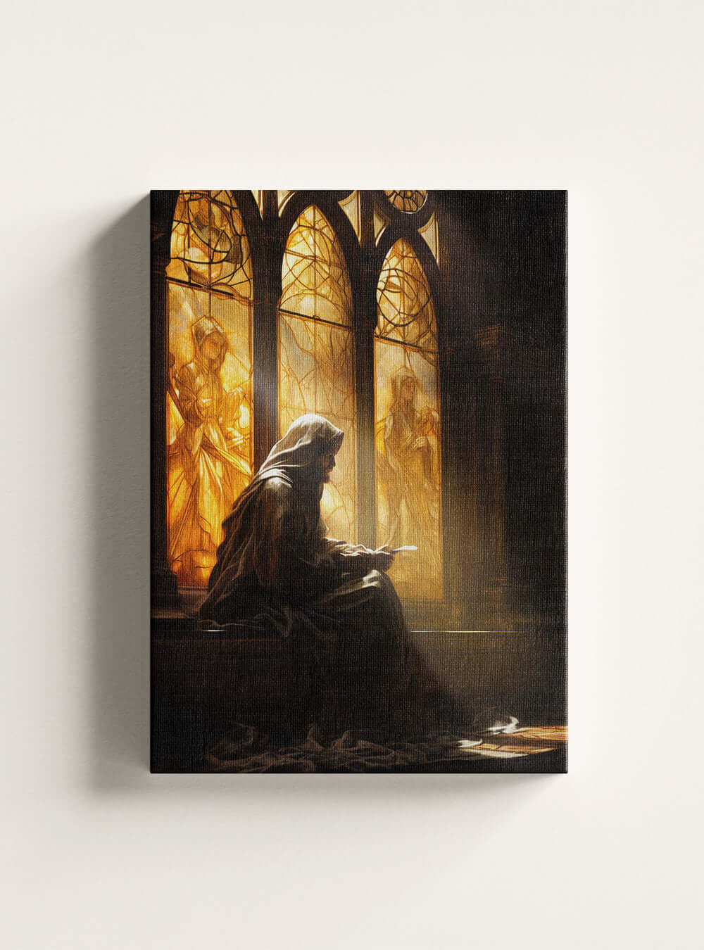 1 John 1:9 Sanctuary Art - Christian Wall Canvas Print