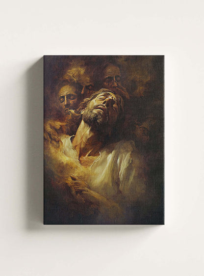 1 John 4:11 Inspiring Christian Artwork Canvas Print