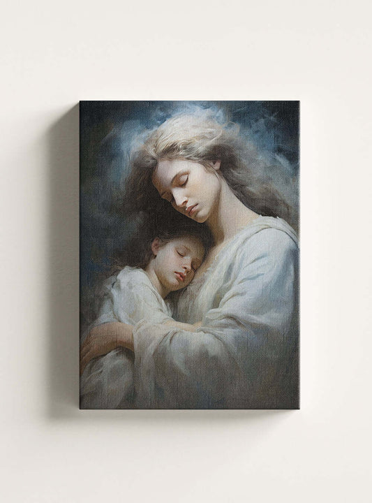 1 John 4:12 Divine Faith - Christian Canvas Print