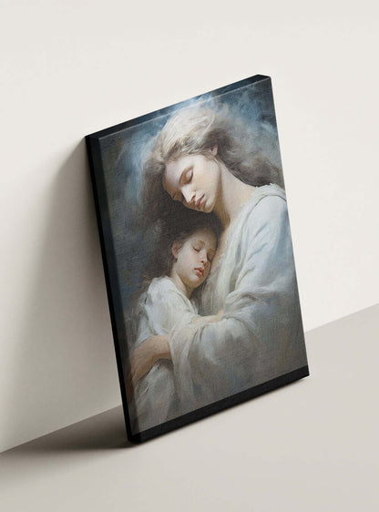 1 John 4:12 Divine Faith - Christian Canvas Print