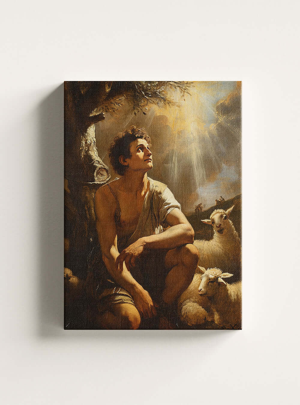 1 John 4:9 Christian Art Gifts Canvas Print By Holysteller