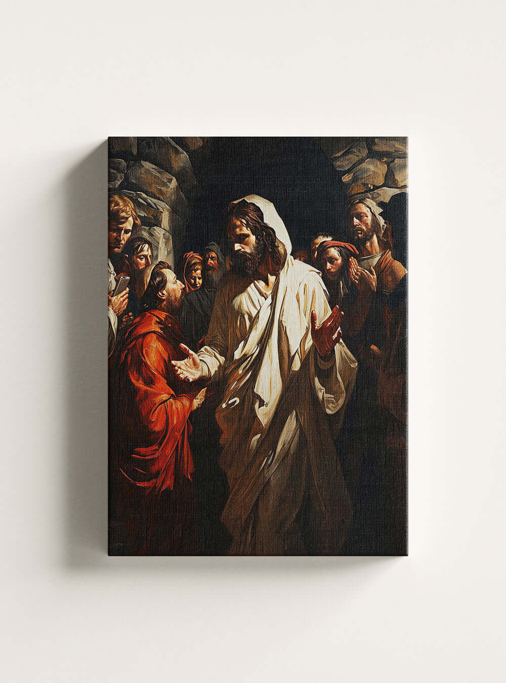 1 Timothy 6:10 Christian Canvas - Sacred Art Wall Decor by HolySteller