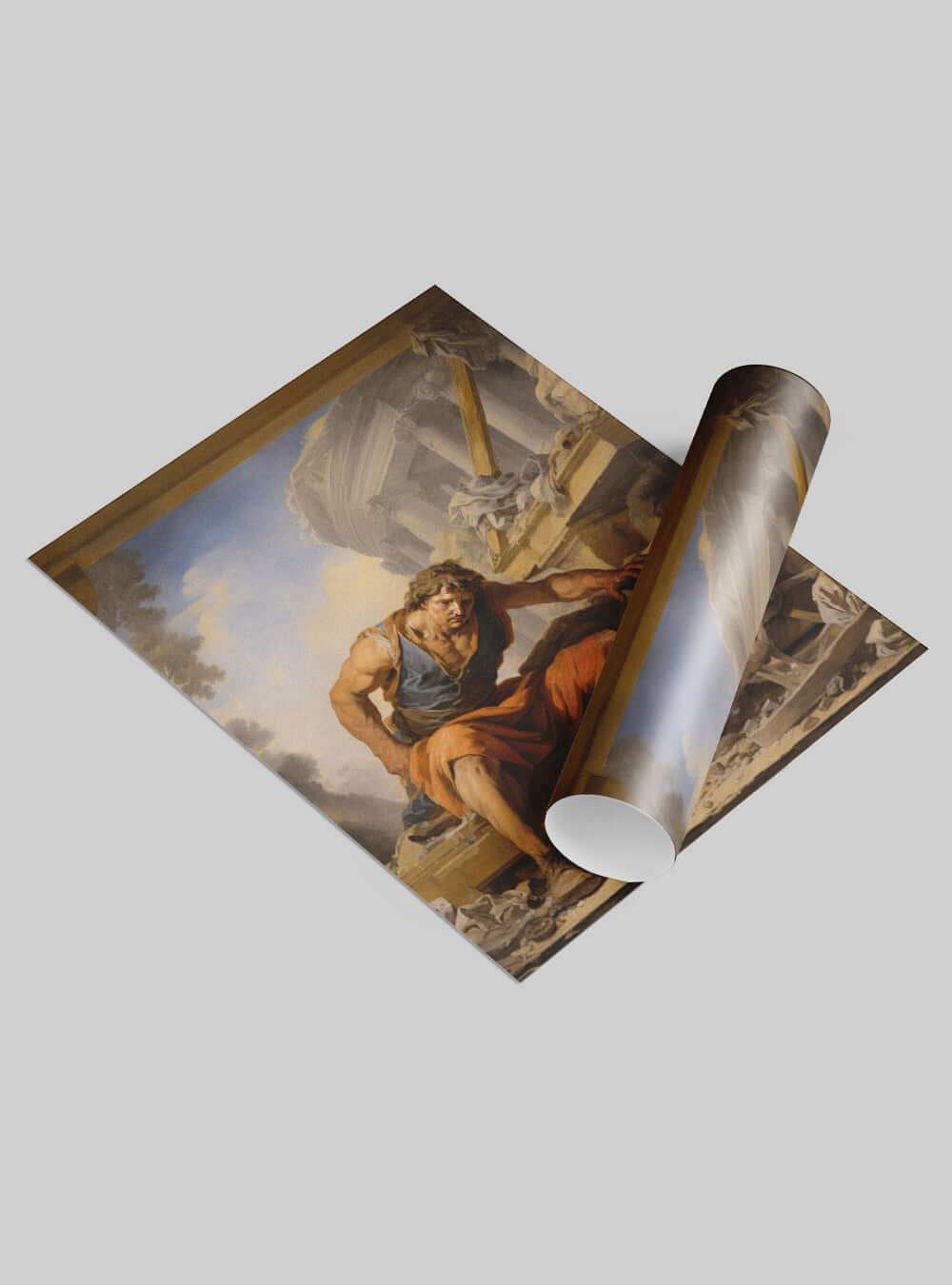 2 Chronicles 16:9 - Hero's Ruins - Christian Artwork Poster Print