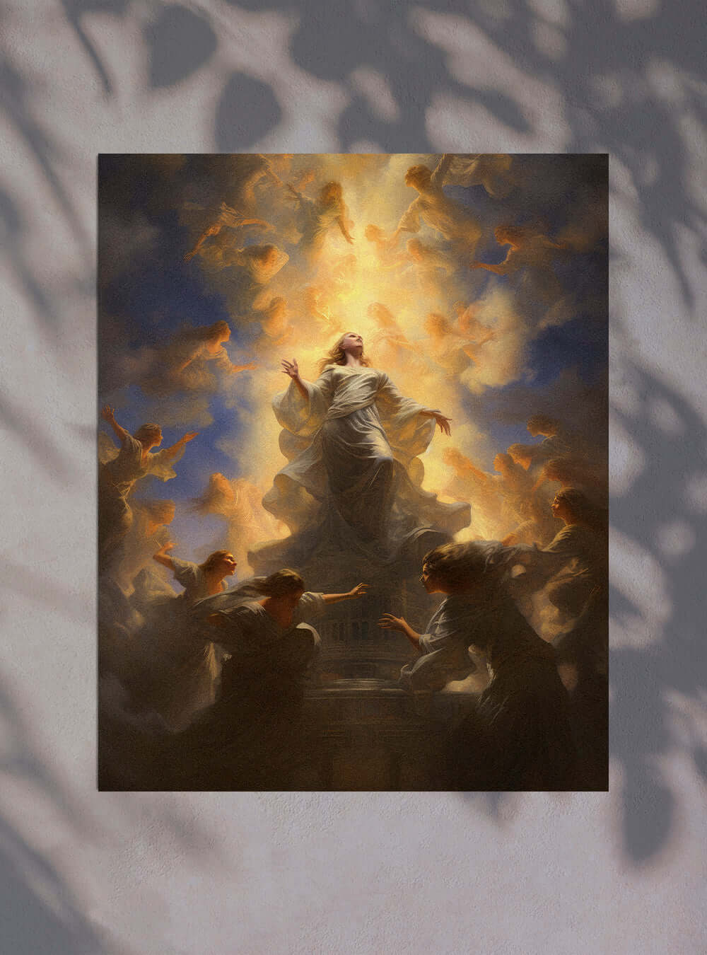 2 Corinthians 3:18 Angelic Ascension | Sacred Art Poster Print