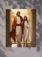 2 John 1:6 Serenity Canvas Sacred Art Poster Print