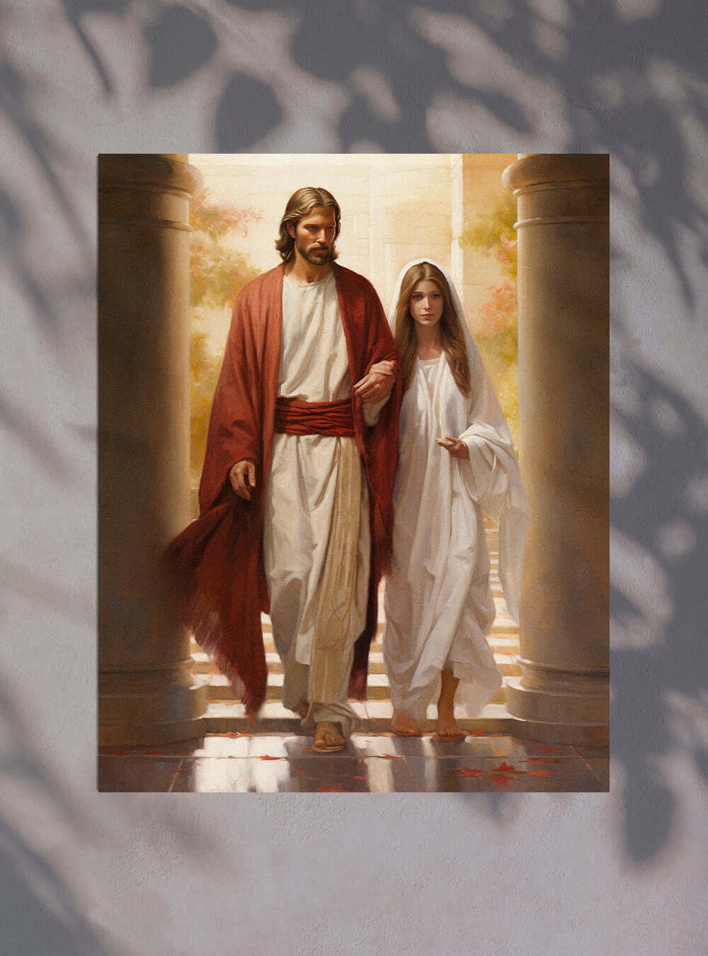 2 John 1:6 Serenity Canvas Sacred Art Poster Print