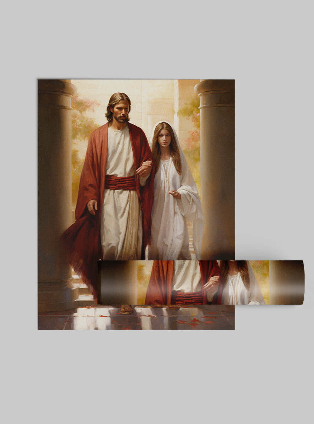 2 John 1:6 Serenity Canvas Sacred Art Poster Print