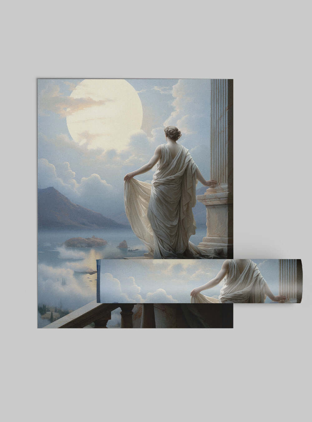 2 Peter 3:9 - Dreamy Landscape Art - Christian Decor Poster Print