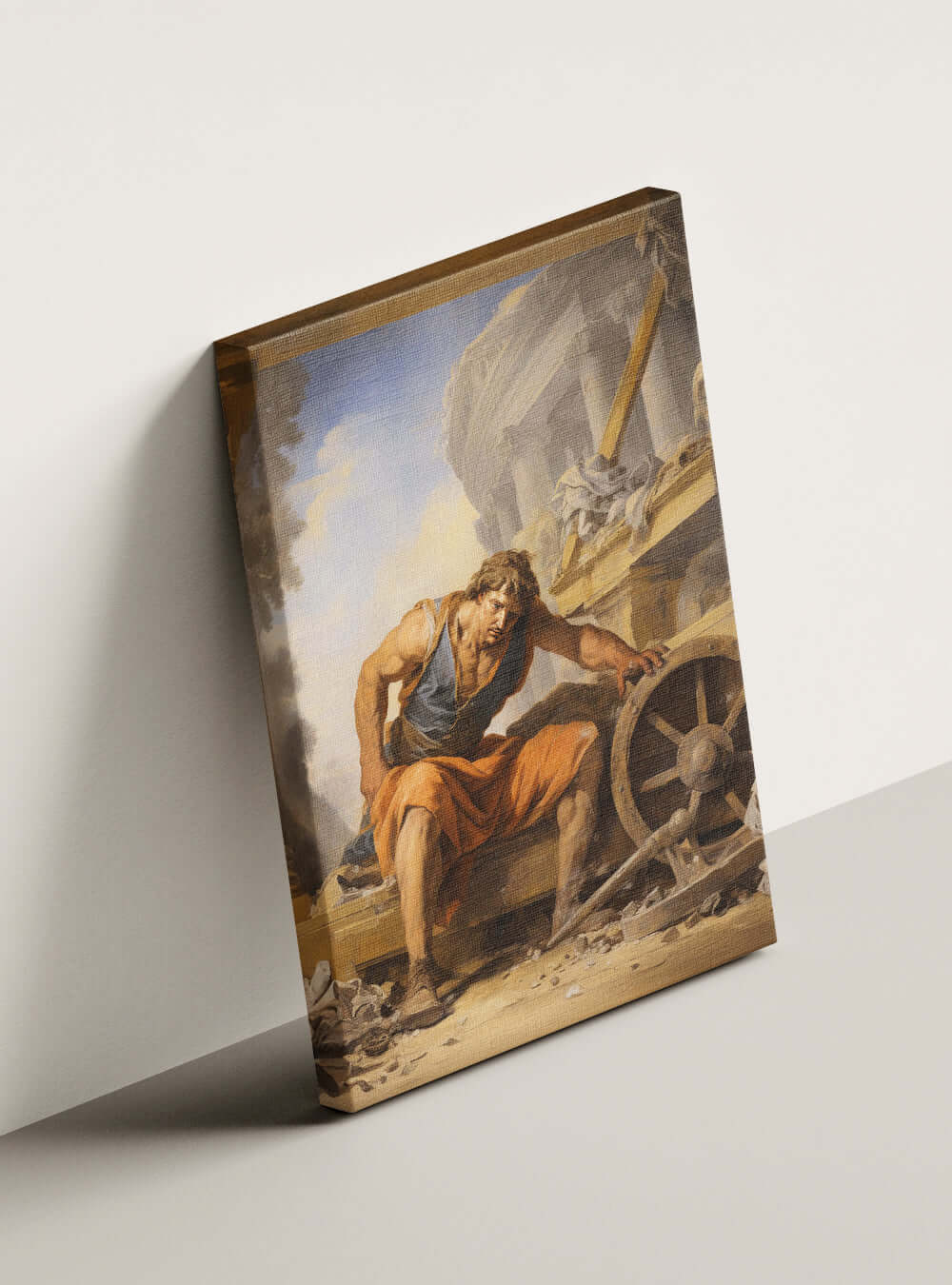 2 Chronicles 16:9 - Hero's Ruins - Christian Canvas Print