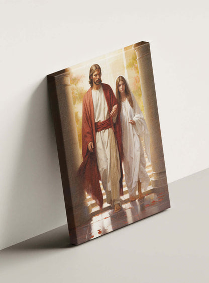 2 John 1:6 Serenity Canvas Sacred Art Print