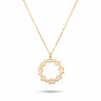 Thorn Crown Necklace Gold Vermeil Sterling Silver