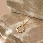 Thorn Crown Necklace Gold Vermeil Sterling Silver