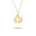 Holy Flame Necklace Gold Vermeil on Sterling Silver