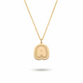 Personalized Bubble Initial Necklace in 18k Gold Vermeil