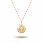 Minimalist Holy Fire Necklace in 18k Gold Vermeil