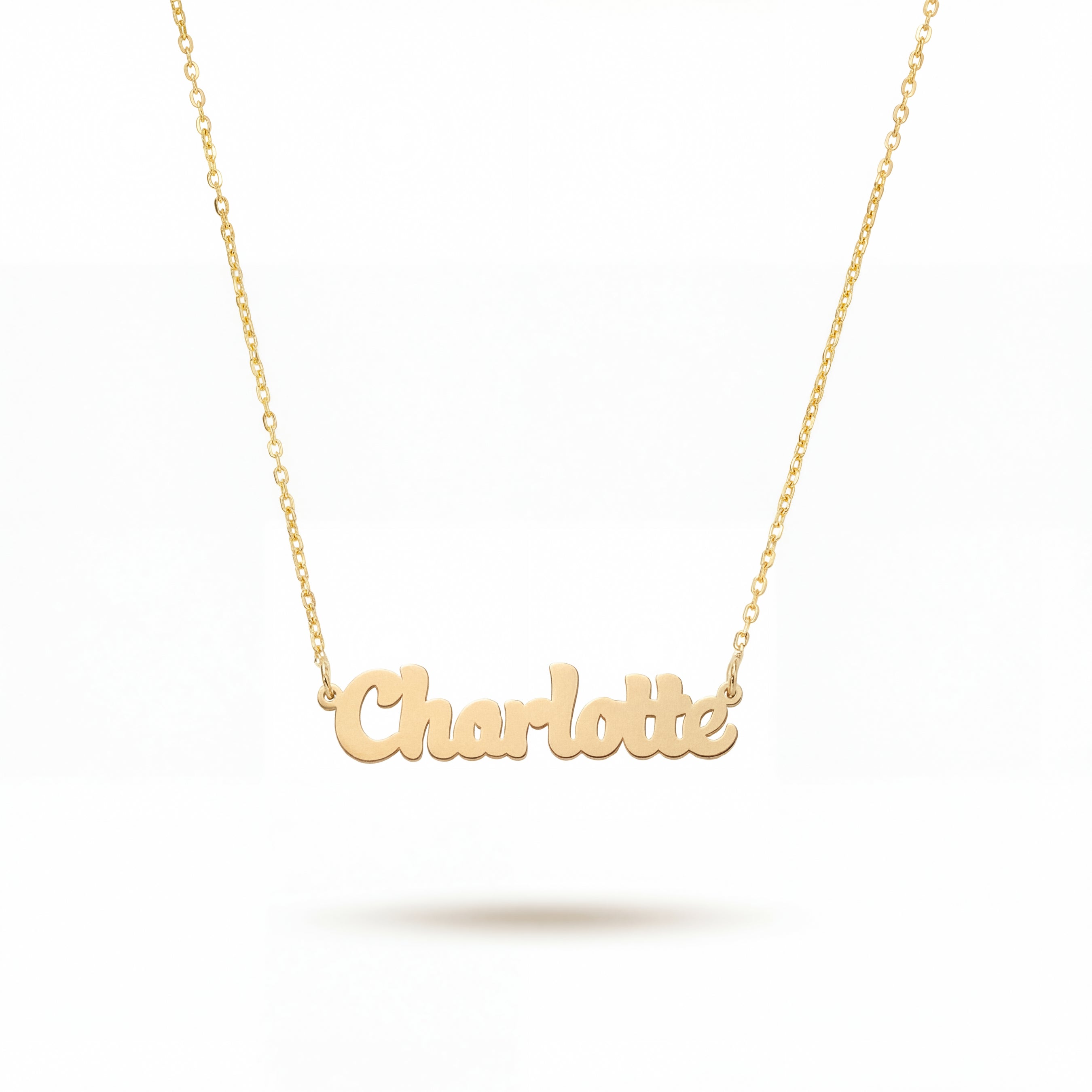 Custom Name Necklace 18k Gold Vermeil over Sterling Silver