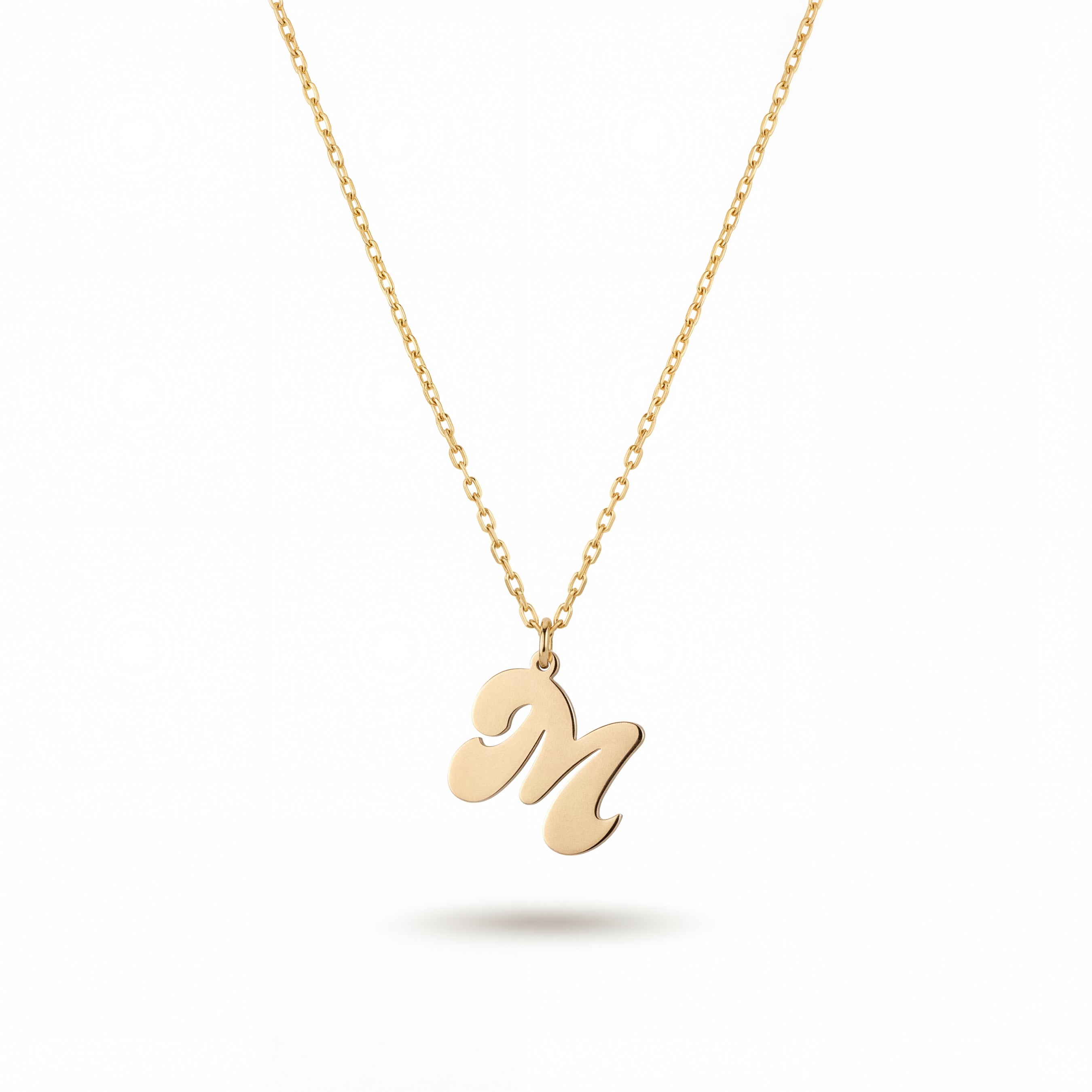 Personalized Initial Necklace in Gold Vermeil