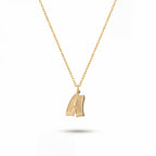 Initial Necklace Gold Vermeil over Sterling Silver