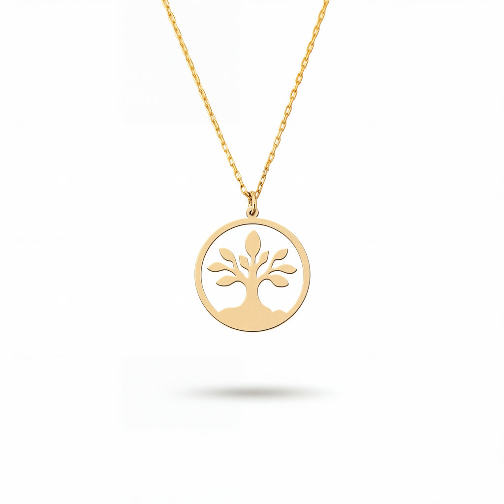 Tree of Life Necklace Gold Vermeil Sterling Silver