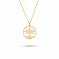 Tree of Life Necklace Gold Vermeil Sterling Silver