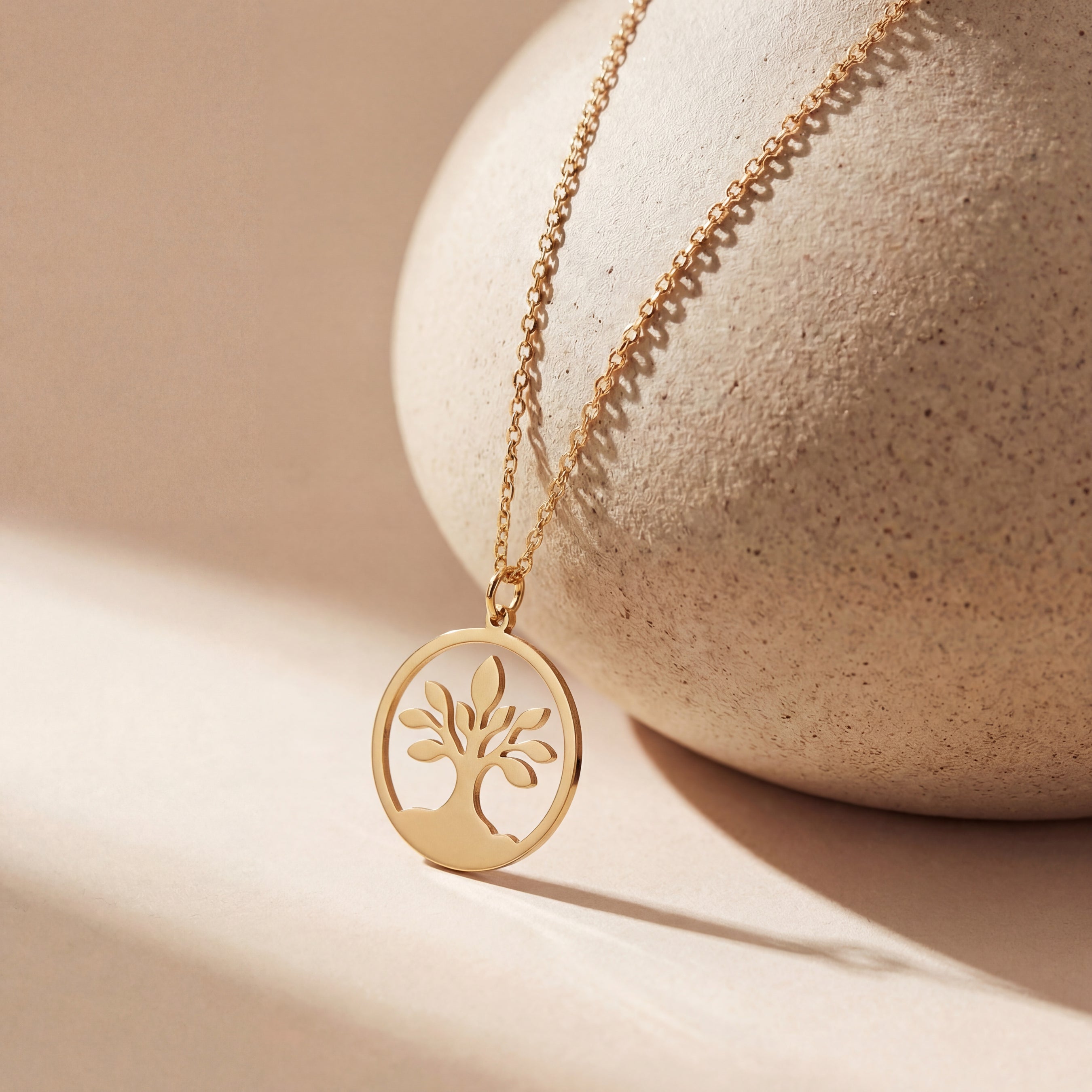 Tree of Life Necklace Gold Vermeil Sterling Silver