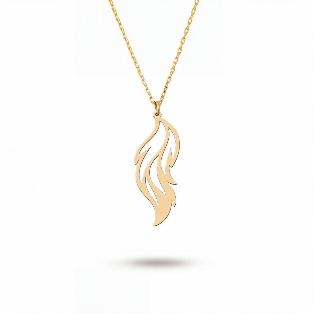 Fox Tail Necklace in Gold Vermeil over Sterling Silver