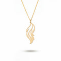 Fox Tail Necklace in Gold Vermeil over Sterling Silver