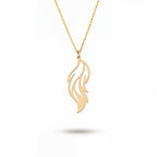 Fox Tail Necklace in Gold Vermeil over Sterling Silver