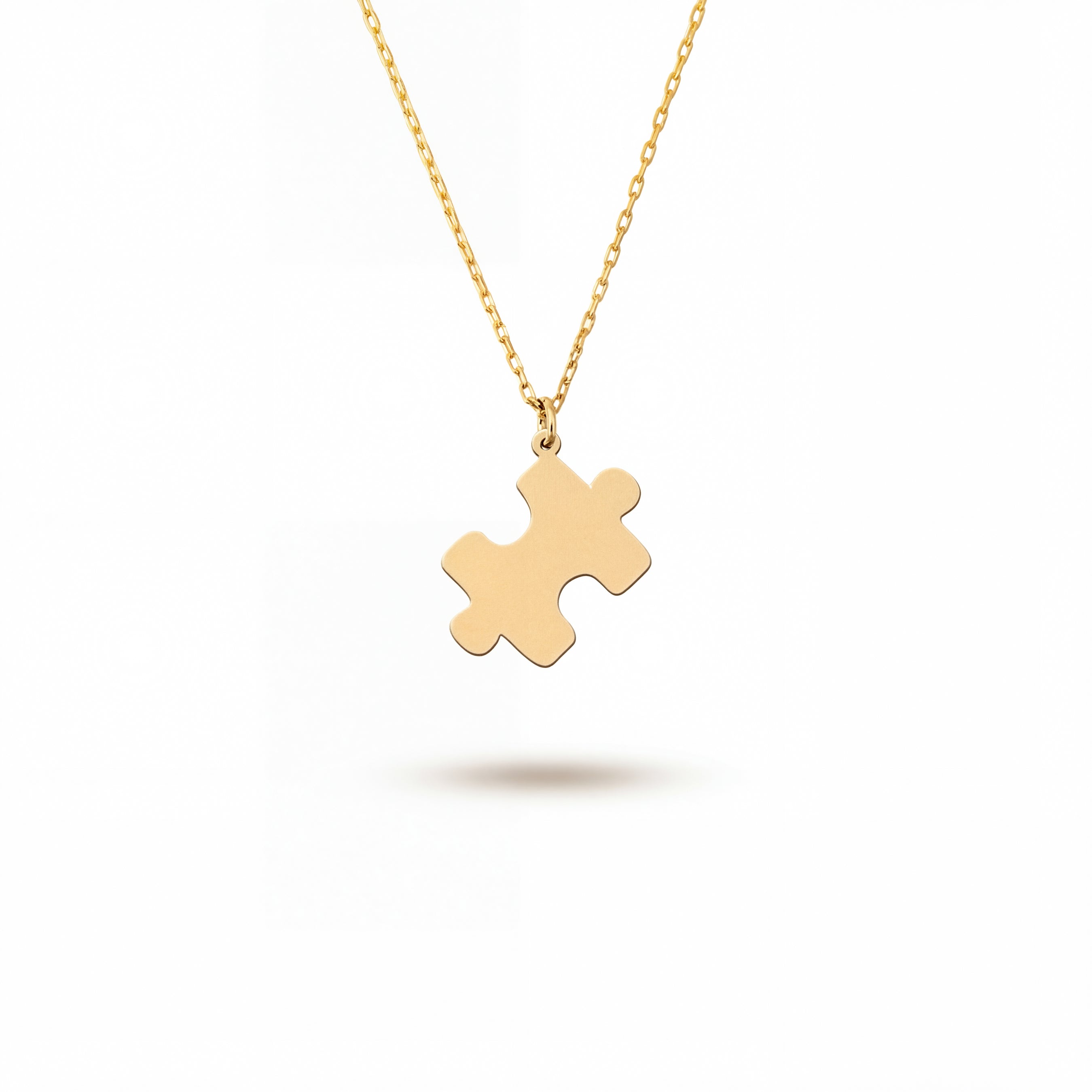 Sleek Puzzle Necklace in Sterling Silver
