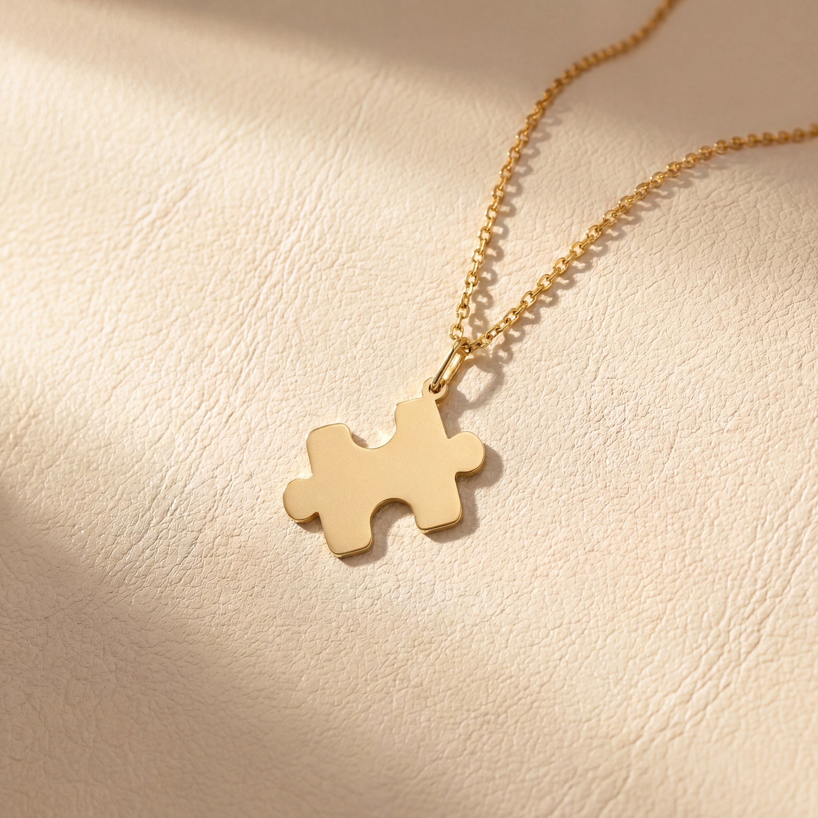 Sleek Puzzle Necklace in Sterling Silver