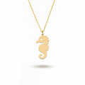 Seahorse Sterling Silver Necklace in 18k Gold Vermeil