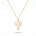 Cactus Necklace in Gold Vermeil over Sterling Silver