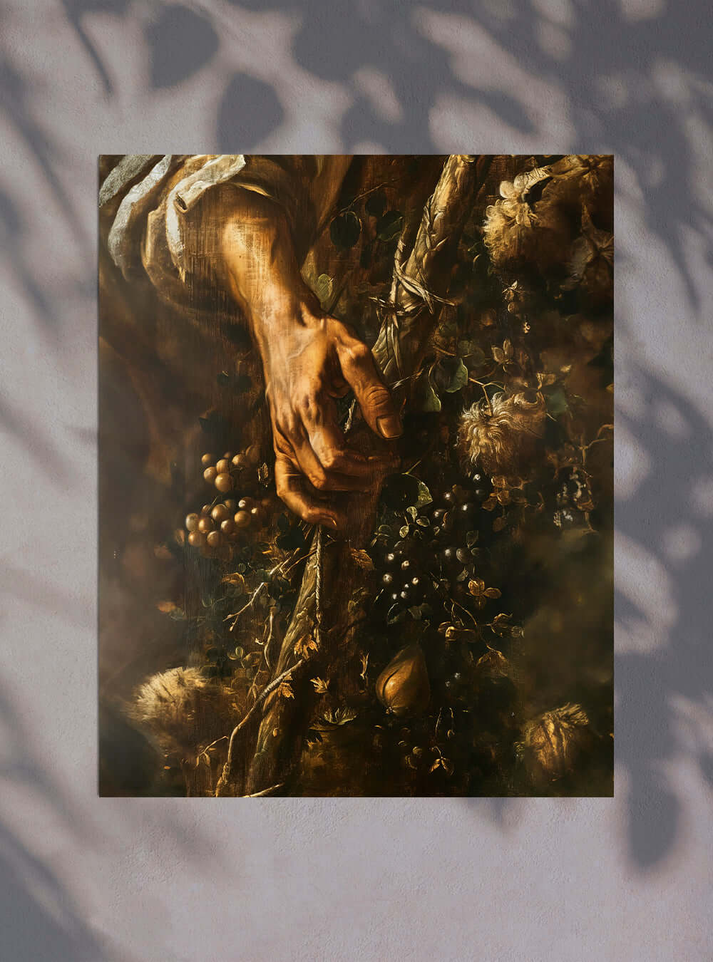 Add a Touch of Christian Painting: Rustic Pastoral Elegance Bible Art Print